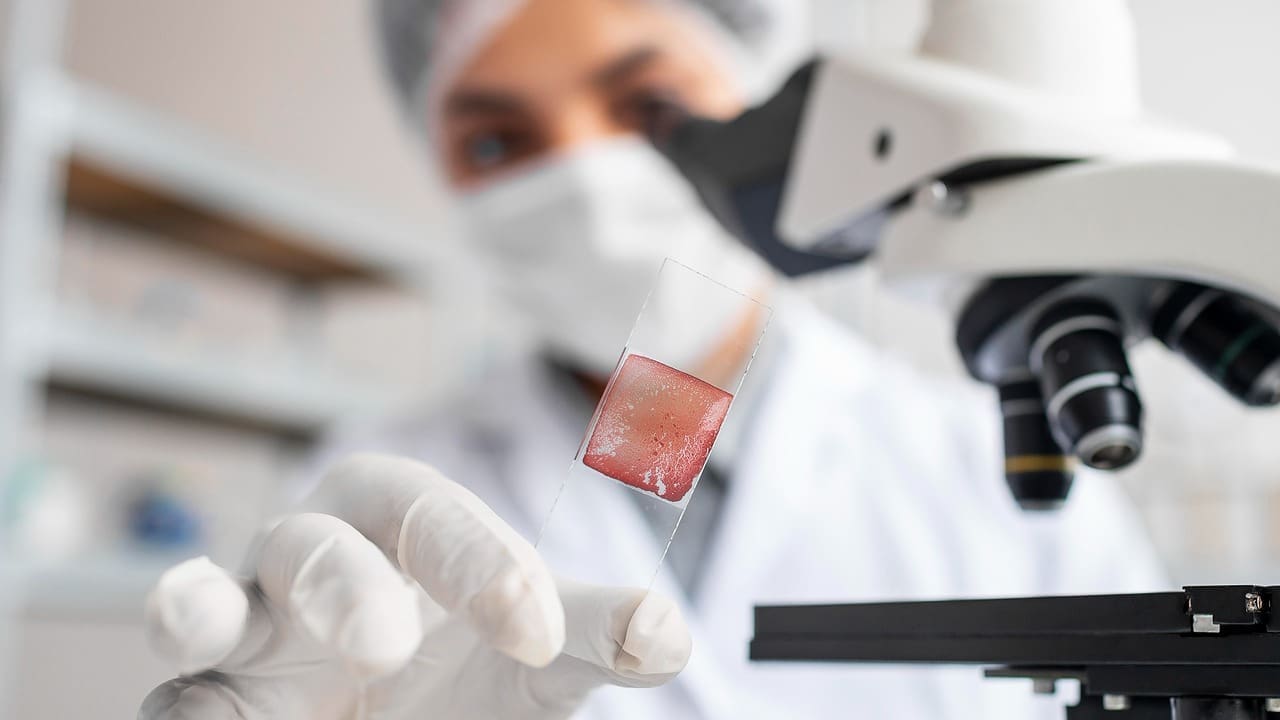 close up blurry scientist holding glass slide yt thumbnail 1280 720 LIV Hospital