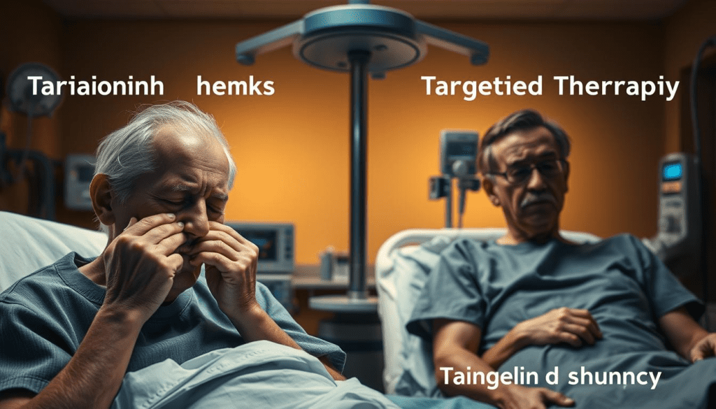 Is targeted cancer therapy painful? Understanding 1st chemo treatment side effects