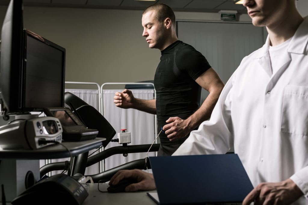 recovery time after a nuclear stress test