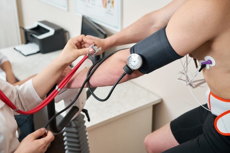 What is a bad score on a stress test?