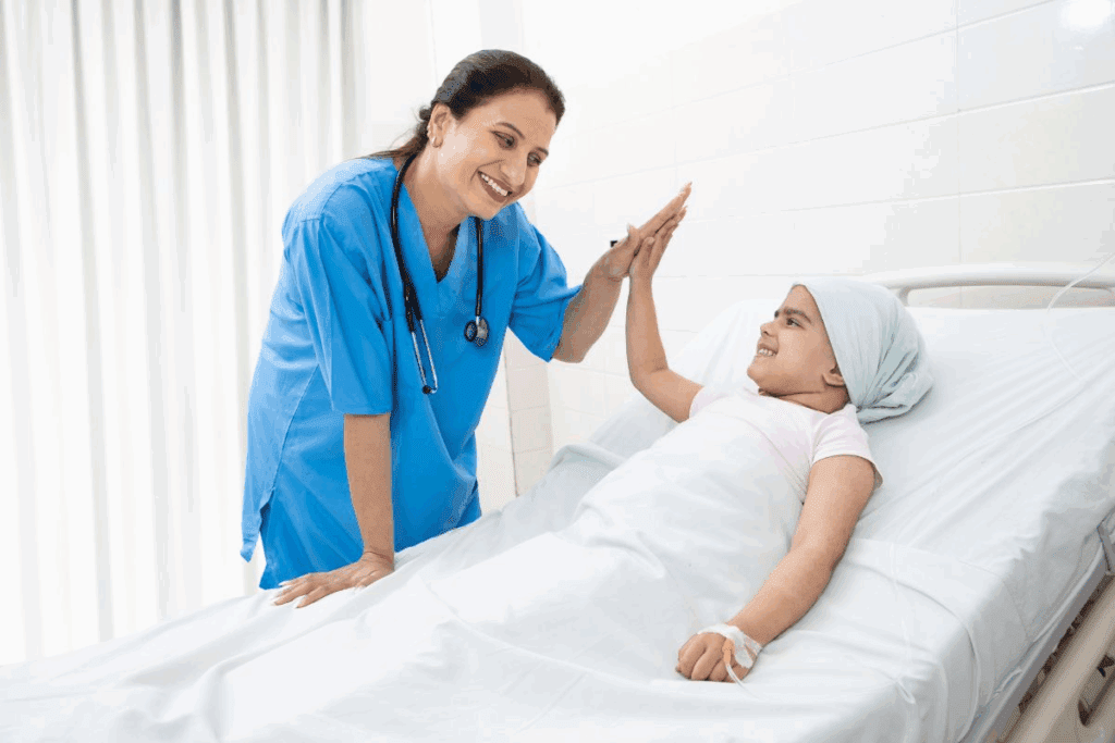 What is the Age of Onset for most common childhood cancer?