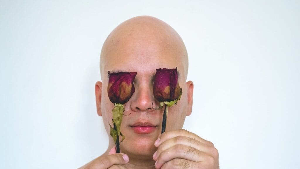 brain cancer behind eye