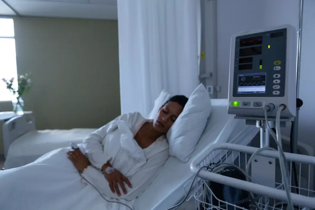 A dimly lit hospital room, the air heavy with a sense of resignation. A frail figure lies in the bed, face etched with the strain of a brain tumor's relentless progression. Soft, ambient lighting casts long shadows, highlighting the weariness in their features. Medical equipment beeps softly, a constant reminder of the precarious nature of their condition. The room's atmosphere is one of quiet contemplation, a solemn acknowledgment of the inevitable. This scene captures the poignant moment when the end of life signs of Glioblastoma Multiforme become undeniable, signaling the need to prepare for the final chapter. A dimly lit hospital room, the air heavy with a sense of resignation. A frail figure lies in the bed, face etched with the strain of a brain tumor's relentless progression. Soft, ambient lighting casts long shadows, highlighting the weariness in their features. Medical equipment beeps softly, a constant reminder of the precarious nature of their condition. The room's atmosphere is one of quiet contemplation, a solemn acknowledgment of the inevitable. This scene captures the poignant moment when the end of life signs of Glioblastoma Multiforme become undeniable, signaling the need to prepare for the final chapter.