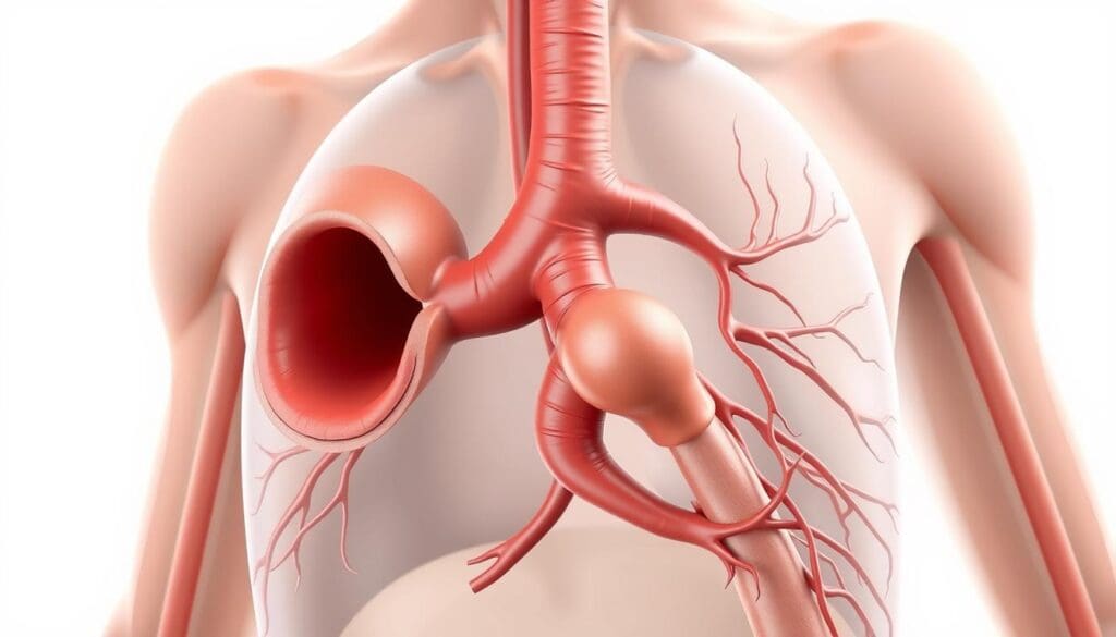 ectasia of the thoracic aorta