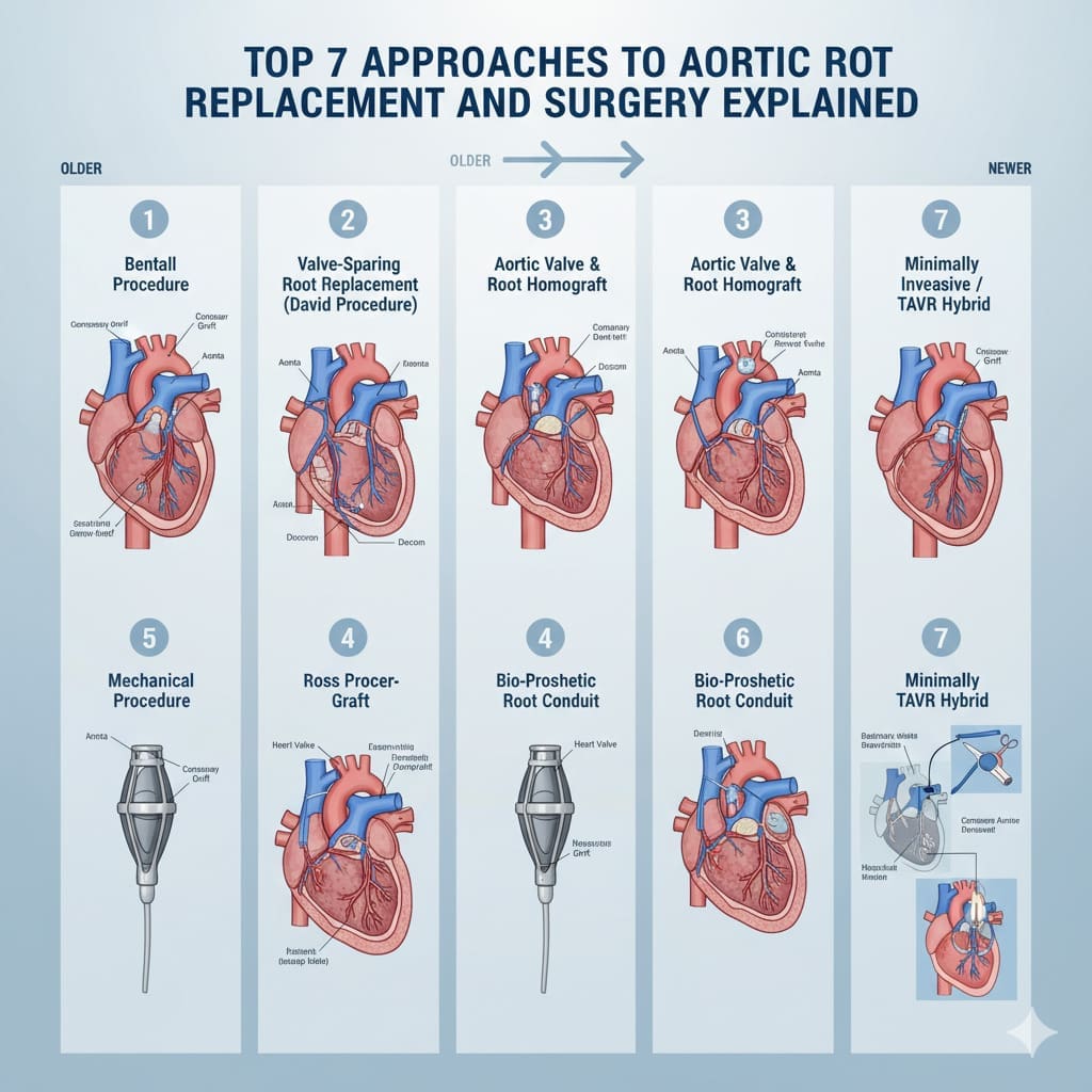 Top 7 Approaches to Aortic Root Replacement and Surgery Explained