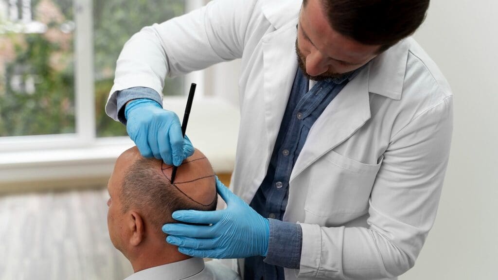 Preparation for Brain Surgery