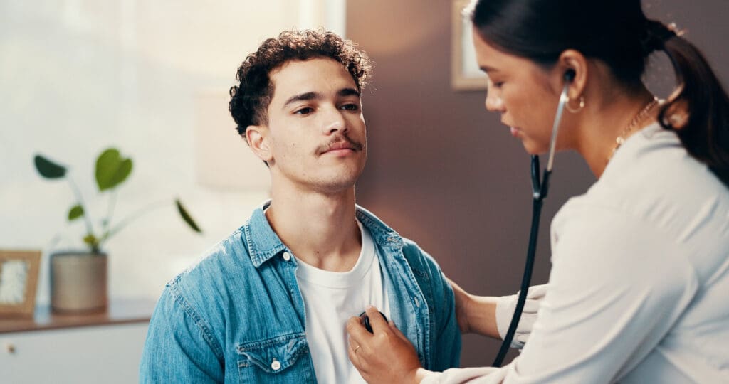 doctor examining patient doctor examining patient