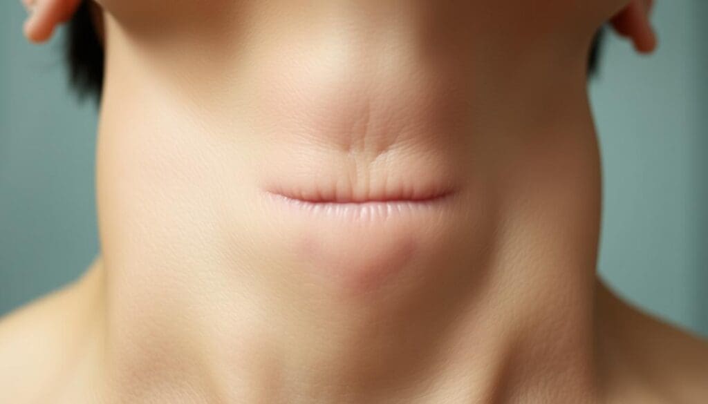 anterior cervical fusion scar anterior cervical fusion scar