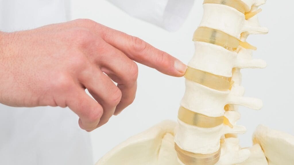 central disk protrusion