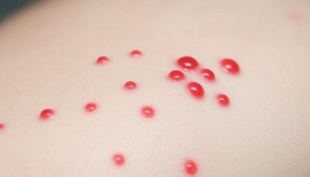 Early Stage Leukemia Tiny Red Spots on Skin