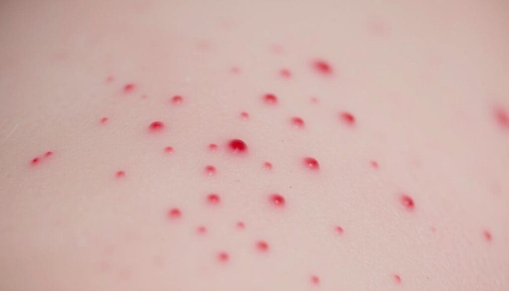 Early Stage Leukemia Tiny Red Spots on Skin