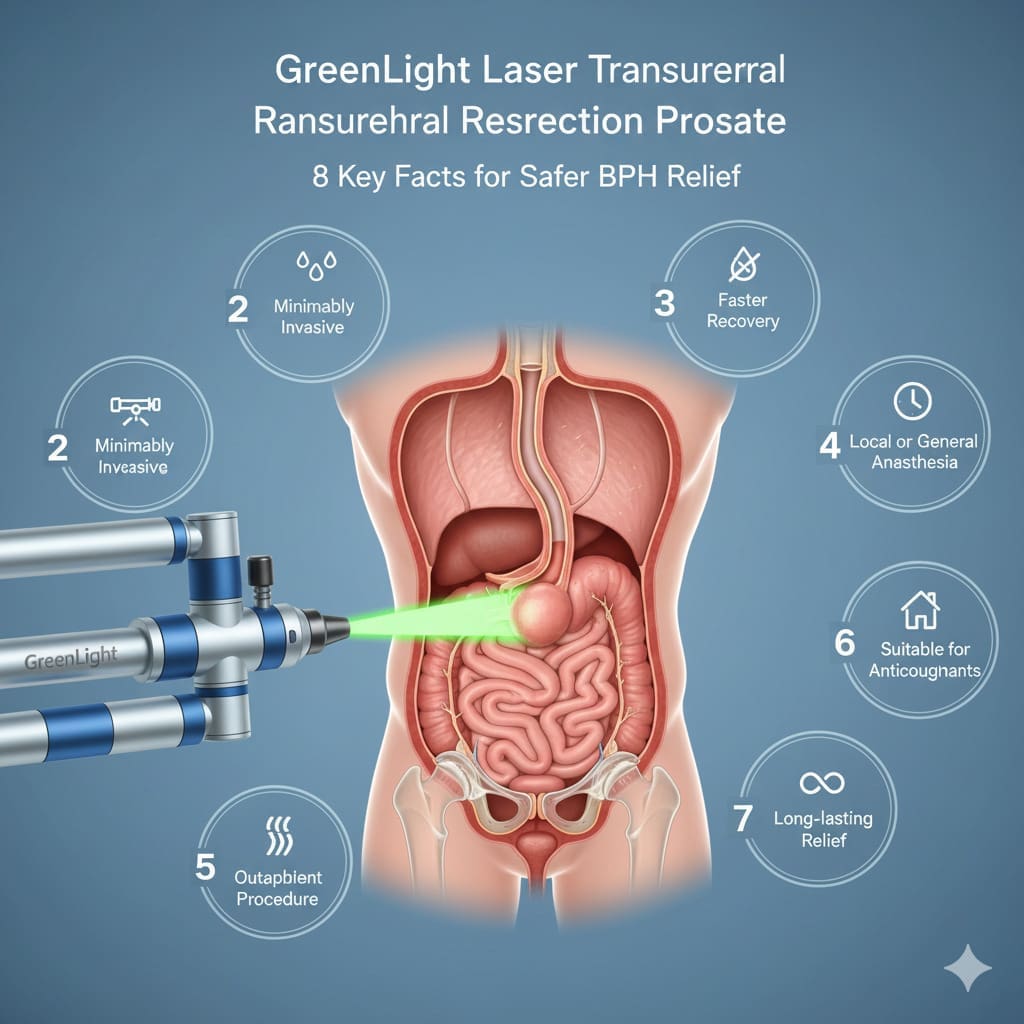 GreenLight Laser Transurethral Resection Prostate: 8 Key Facts for Safer BPH Relief