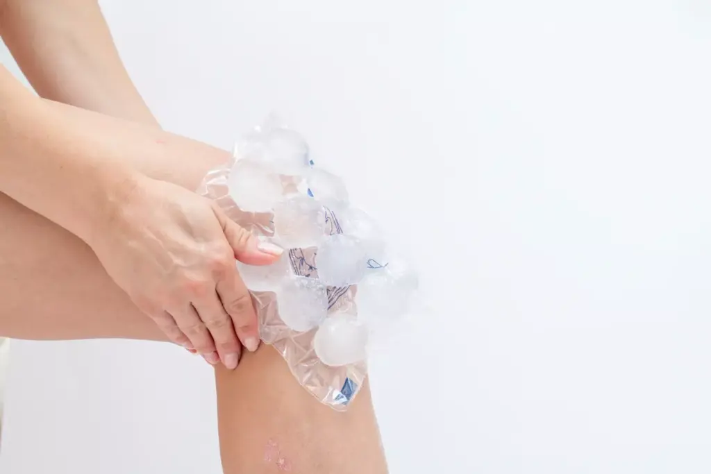 ice after knee replacement