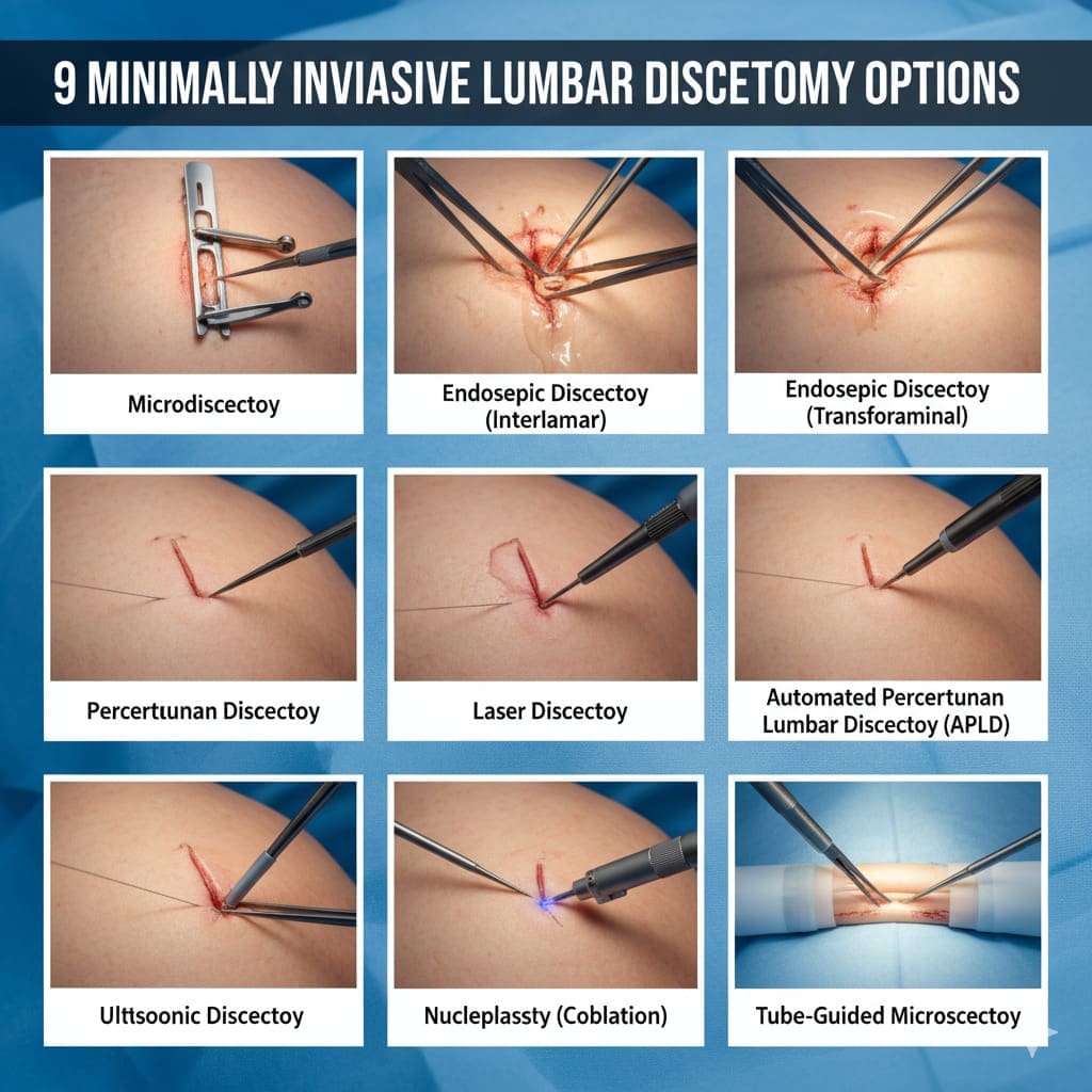 Disk Surgery: 9 Minimally Invasive Lumbar Discectomy Options 1 Disk Surgery: 9 Minimally Invasive Lumbar Discectomy Options