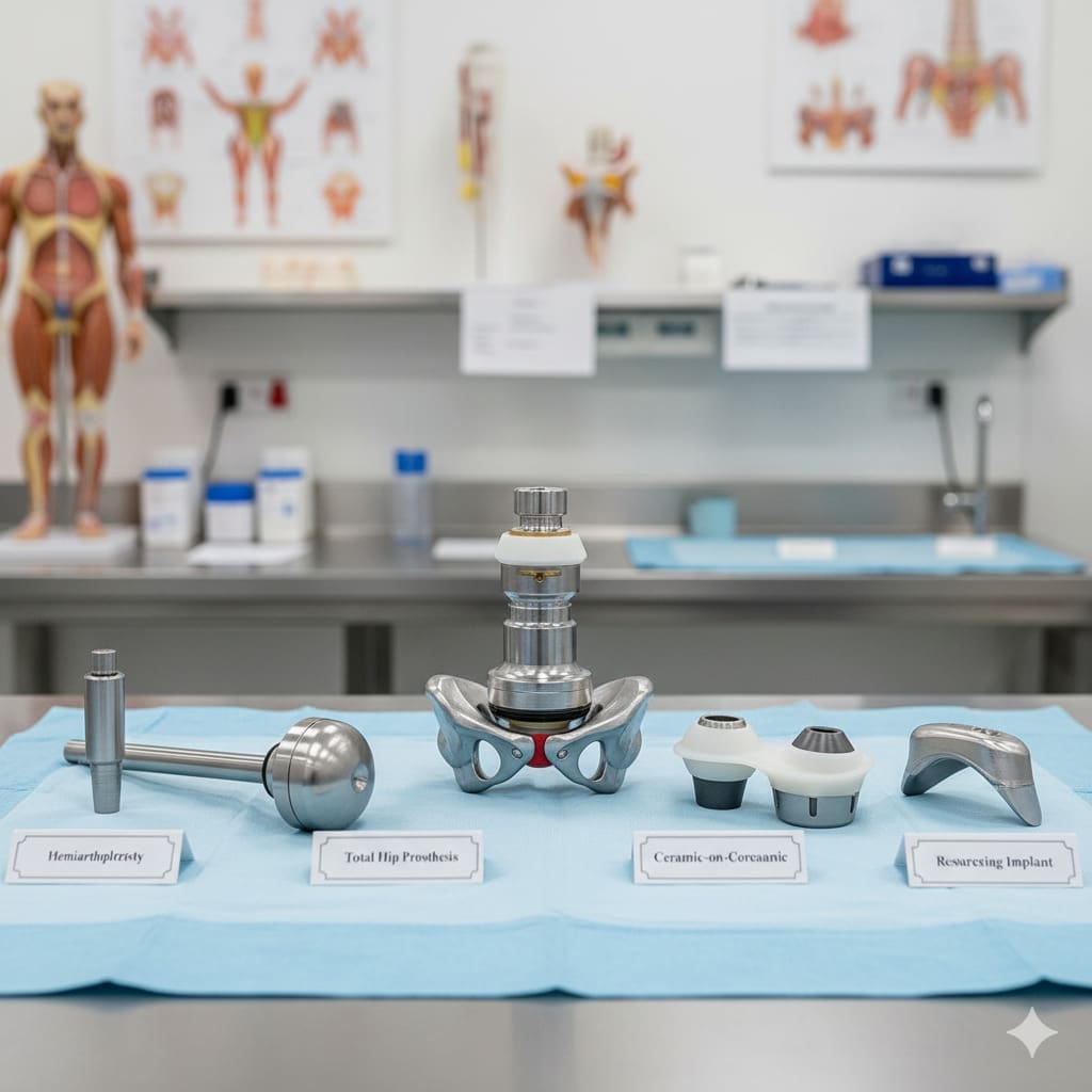Different Types of Hip Prosthesis: 5 Key Options, Materials, and Risks Explained
