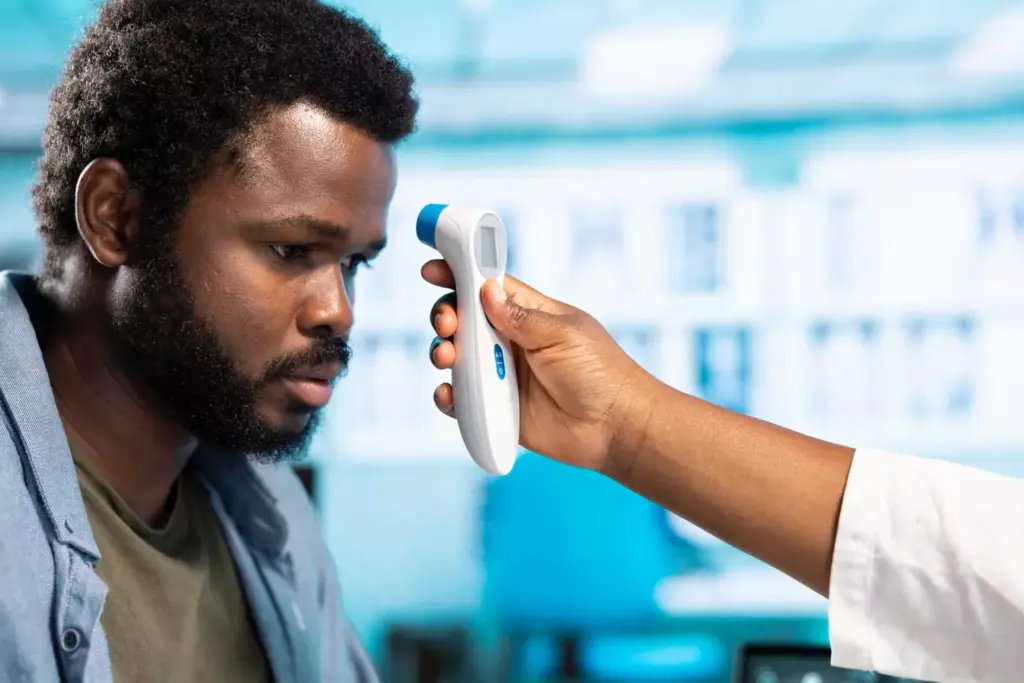 A dimly lit room, the air thick with the pungent aroma of cigarette smoke. In the foreground, a hand holds a lit cigarette, the ember glowing against a backdrop of crumpled sheets and rumpled bedding. The middle ground reveals a detailed anatomical model of the human lungs, one partially obscured by the hazy smoke, the other in stark detail, revealing the cancerous growths that have taken hold. The background fades into a somber, muted palette, highlighting the gravity of the scene and the devastating consequences of the habit. The lighting is moody and dramatic, casting long shadows and highlighting the textures of the materials. This image conveys the inextricable link between smoking and the development of lung cancer, a stark reminder of the health risks associated with this behavior.