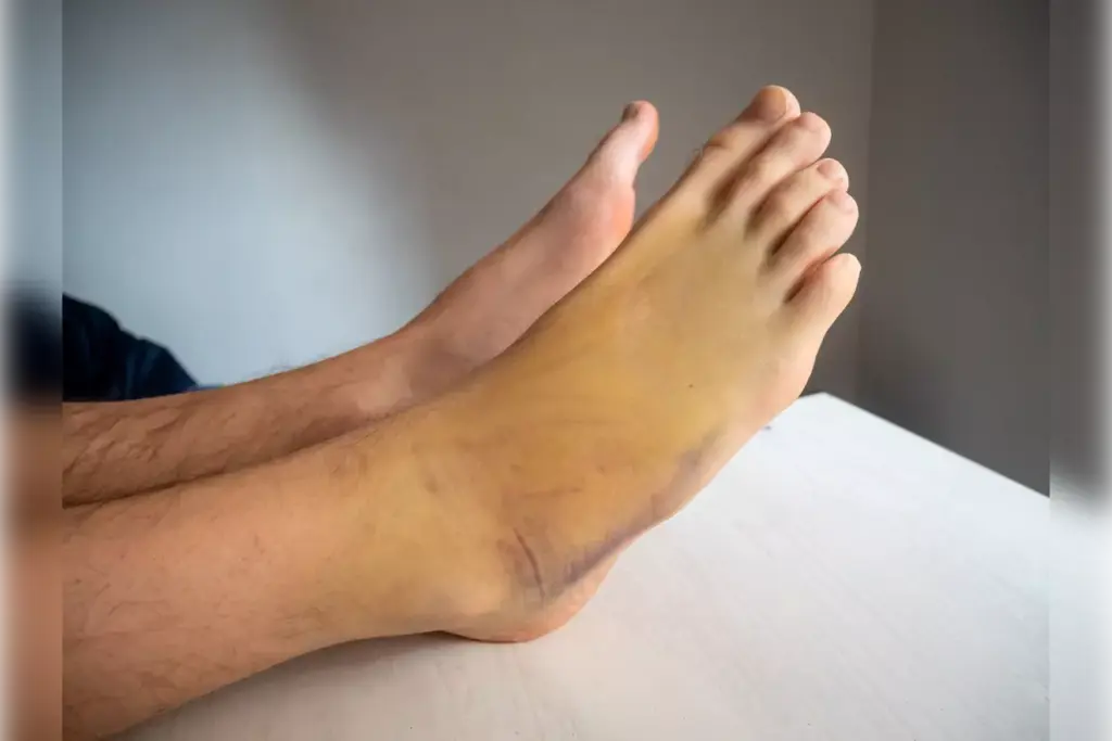 ankle is swollen and painful