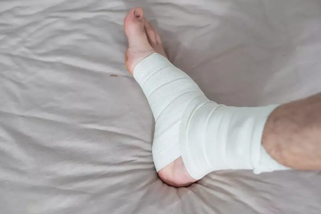 ankle is swollen and painful