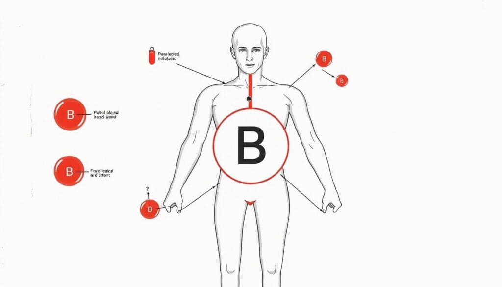 b positive blood type