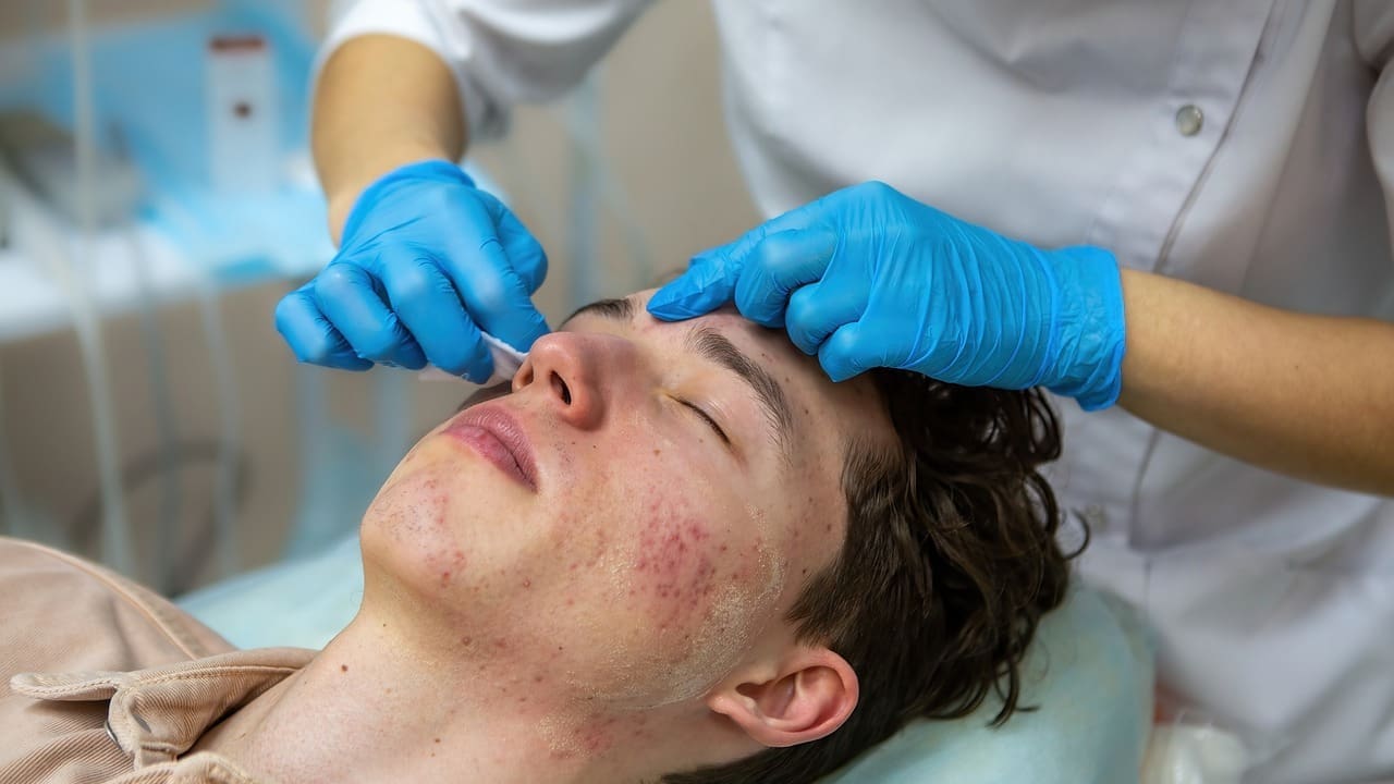 Basal Cell Cancer Tissue Scraping on the Nose LIV Hospital