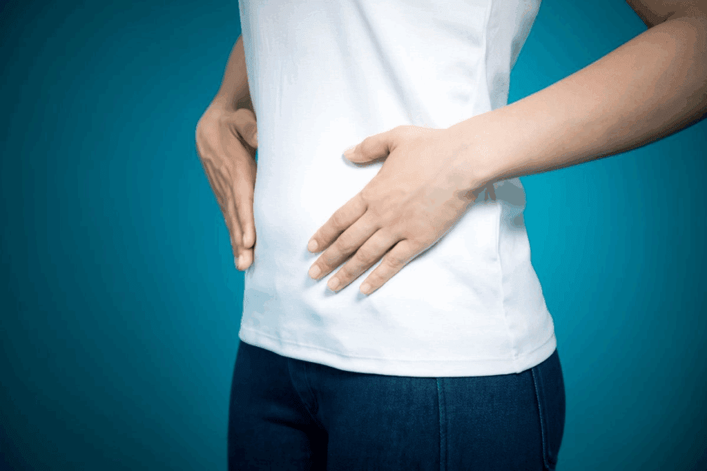 belly flat after hysterectomy