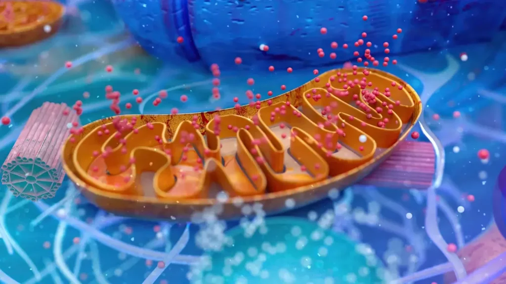 A highly detailed and scientifically accurate illustration of CAR-T cell therapy. Show a close-up view of a T cell with a prominent chimeric antigen receptor on its surface, surrounded by a swarm of cancer cells. Use a warm, vibrant color palette and cinematic lighting to convey the dynamic, life-saving process. Depict the T cell in a heroic, powerful pose as it prepares to engage the malignant cells. Capture the transformative cellular interaction with a sense of drama and scientific wonder. Render the scene with meticulous attention to anatomical detail and a photorealistic style.
