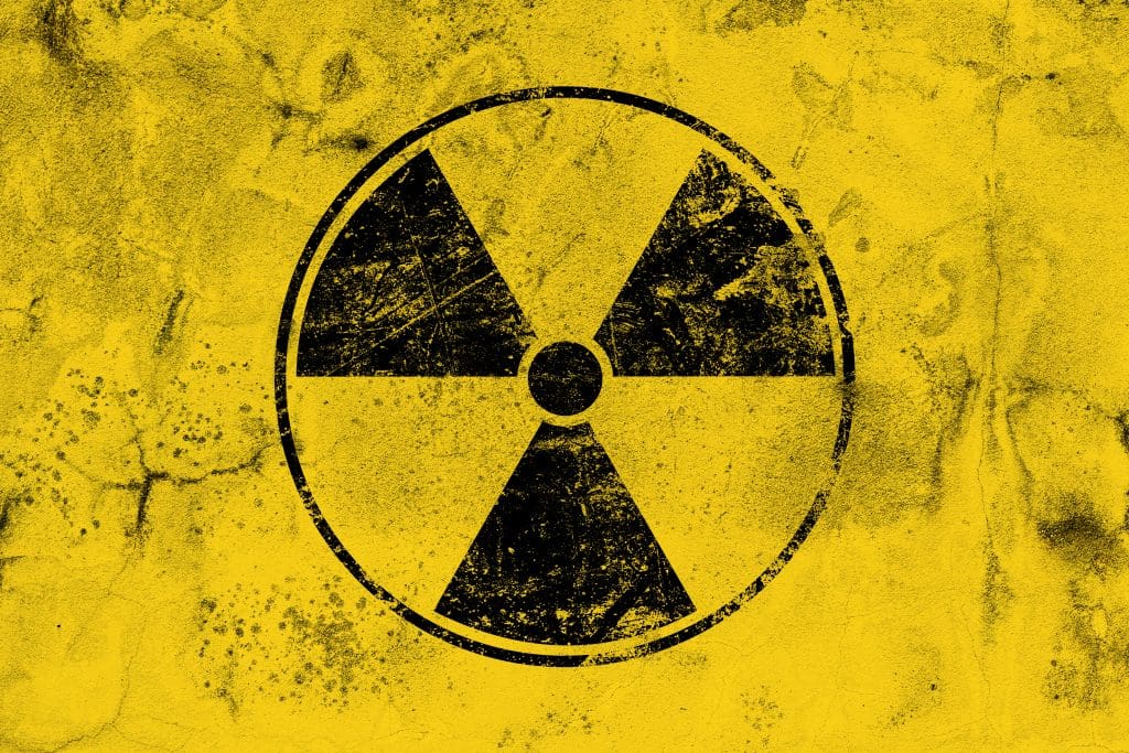 black radioactive sign yellow background 1 LIV Hospital