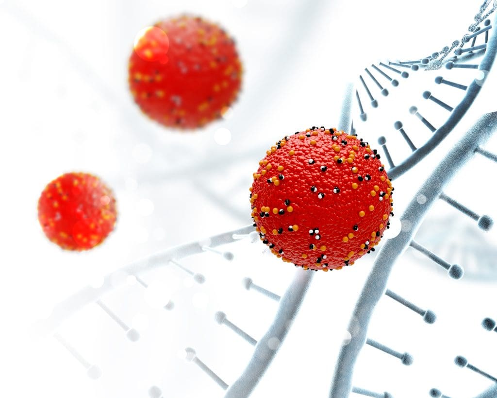 3d dna strands virus cells 1 LIV Hospital