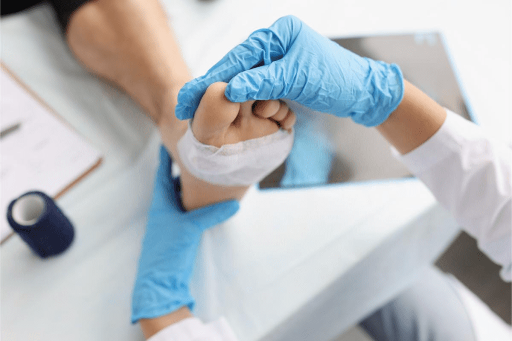 Diagnostic Technique: The Heel Jarring Test (Markle Sign)