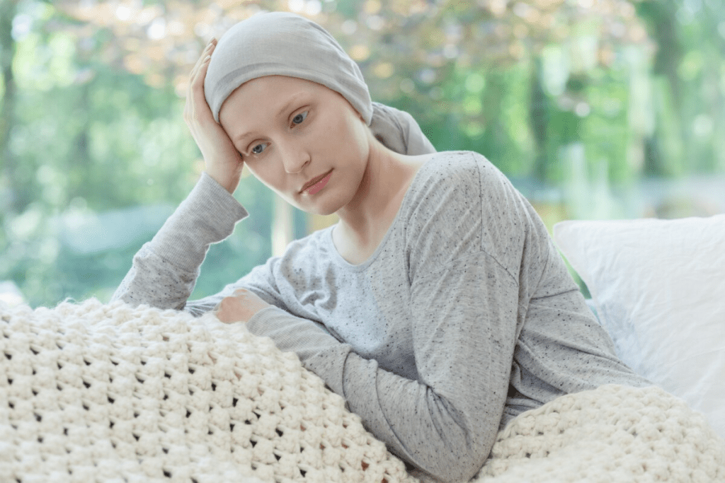 Is it safe to sleep next to chemo patient?