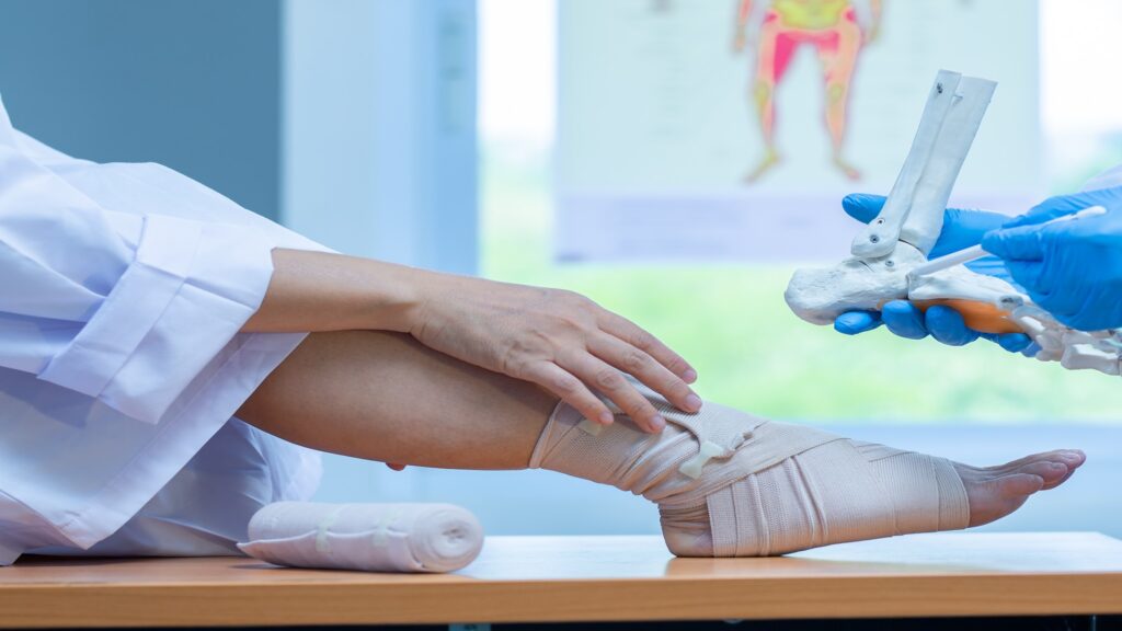 Complications of plate and screws in ankle ORIF surgery