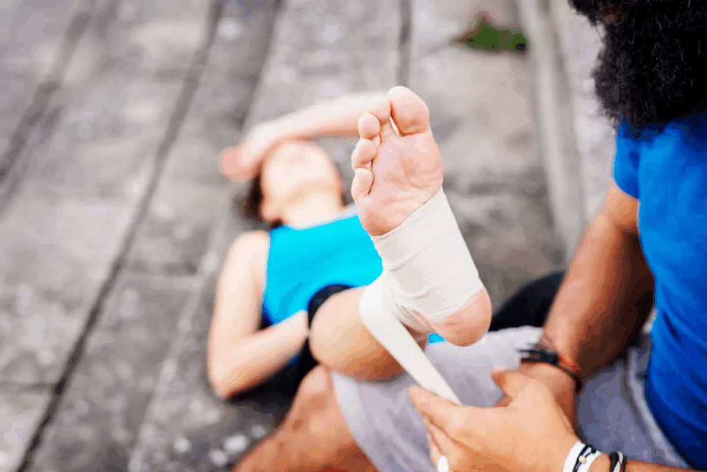 Timeline and care steps for ankle injury recovery