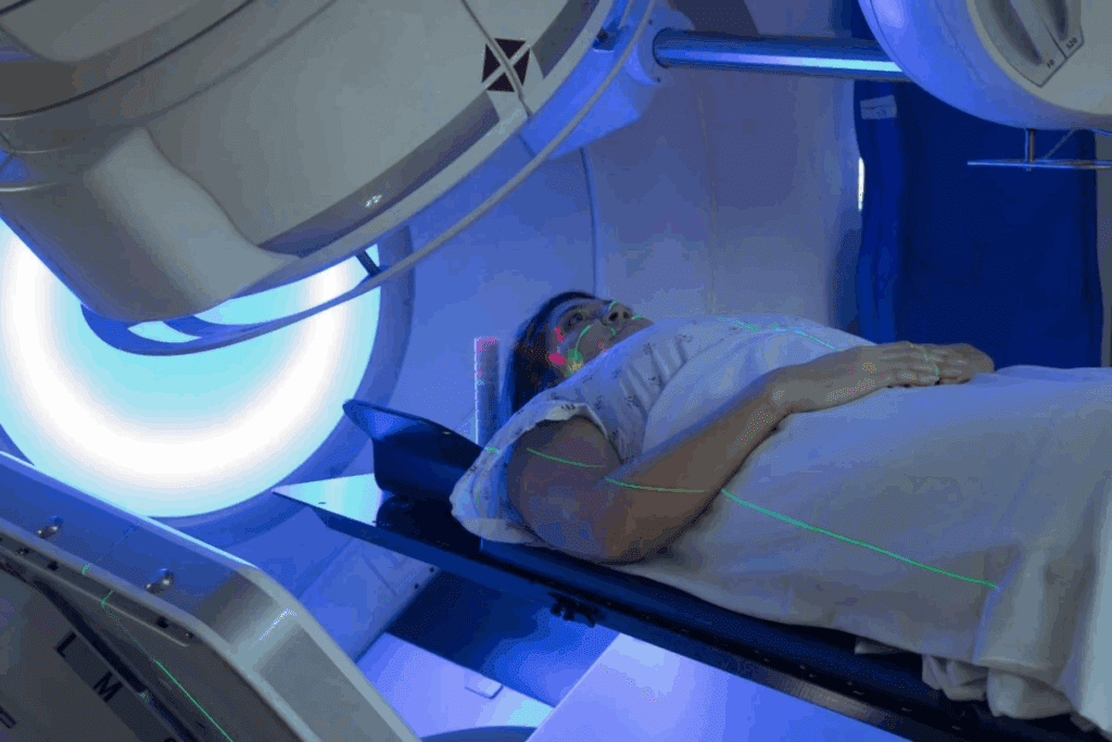 What are the three types of radiation therapy?