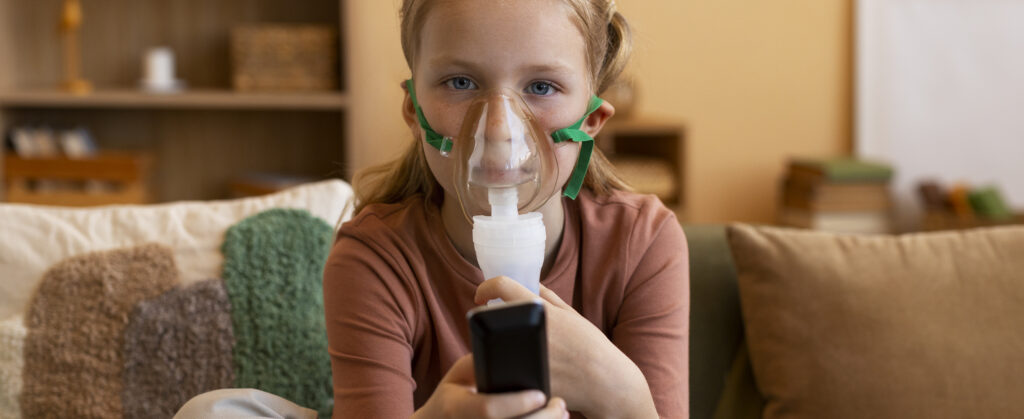full shot girl using nebulizer 1 LIV Hospital
