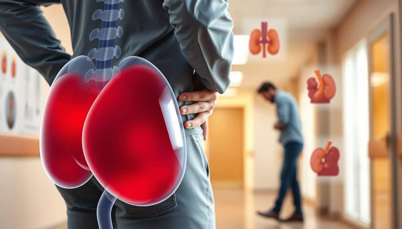 back ache and blood in urine