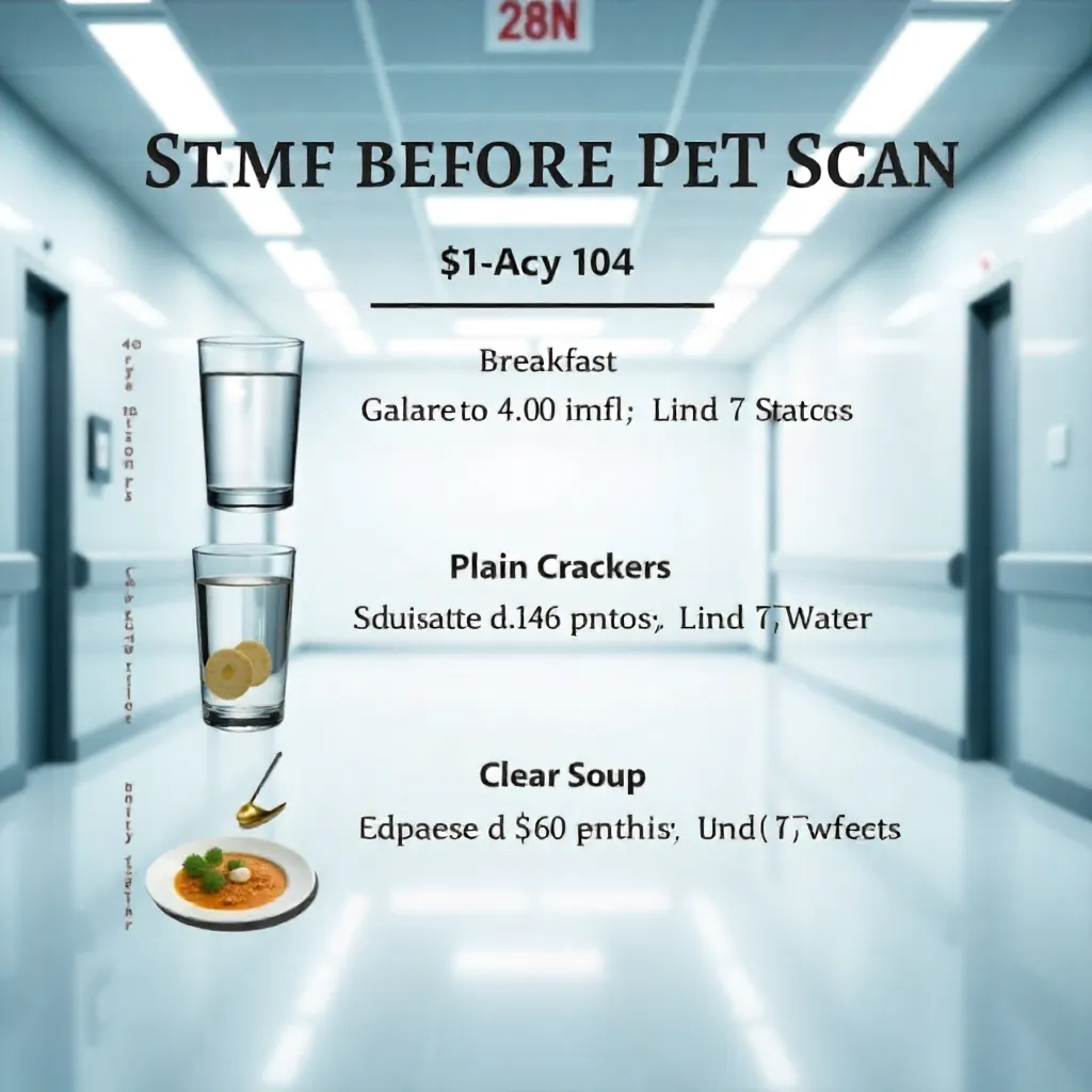 Sample Menu Before Pet Scan: Vital Carb Alert