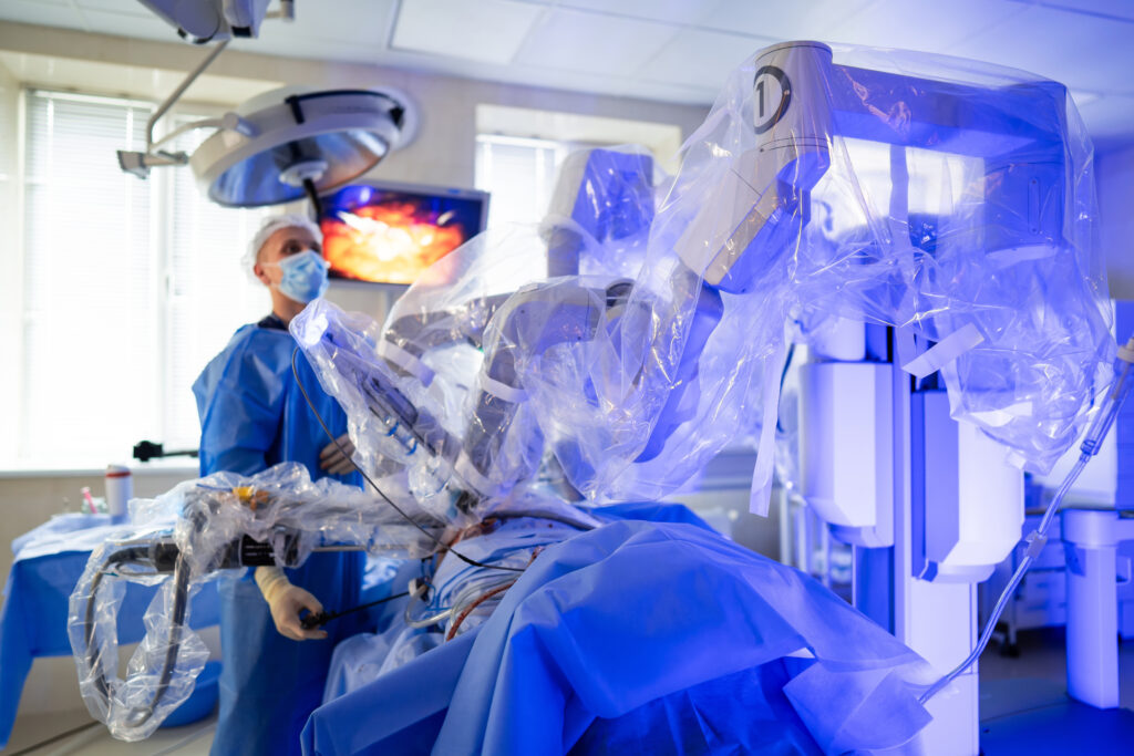 modern futuristic robot surgery process innovative operating technologies 9 LIV Hospital